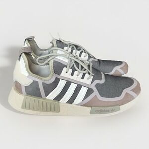 Adidas NMD R1 Style Sneakers Gray Beige White Men's Size 12 New Without Box